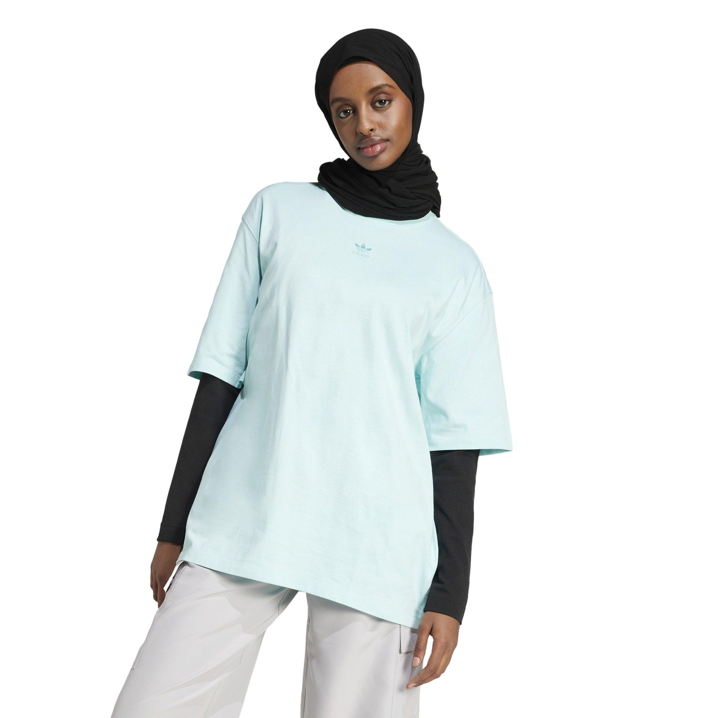 adidas Originals Women's Essentials Boyfriend T-Shirt -Turquoise